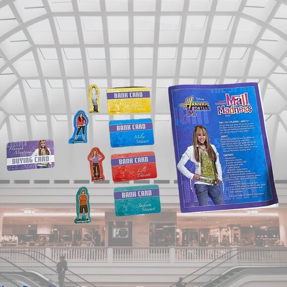 Hasbro MB 2008 Y2K Disney Channel Hannah Montana Mall Madness Complete Tested - Picture 7 of 9